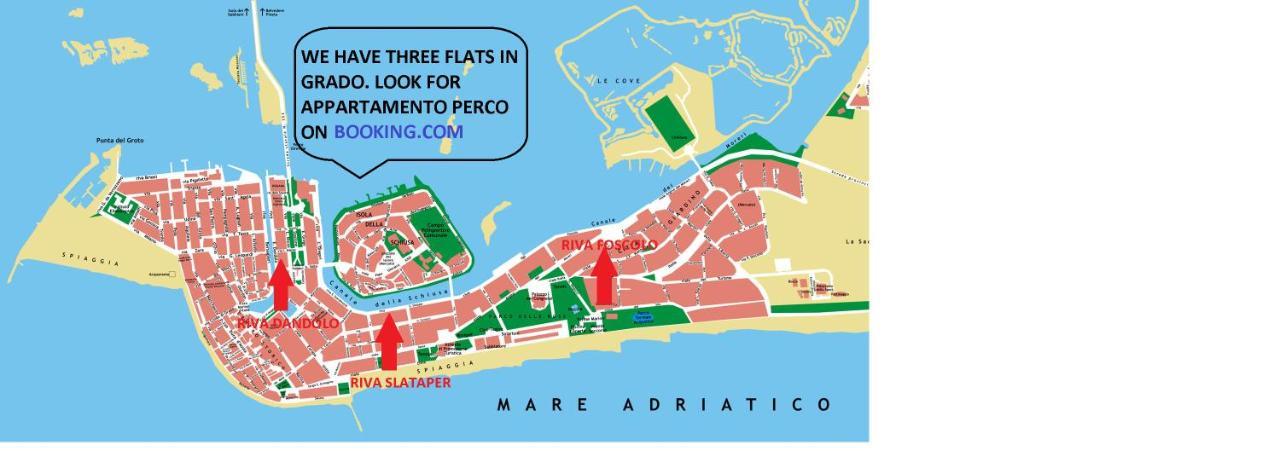 Appartamento Perco Riva Foscolo 그라도 외부 사진