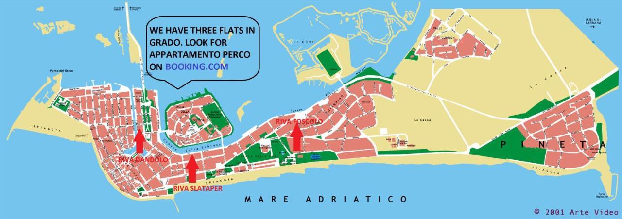 Appartamento Perco Riva Foscolo 그라도 외부 사진